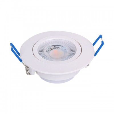 Round/square recessed led downlight 5w 7w 10w indoor